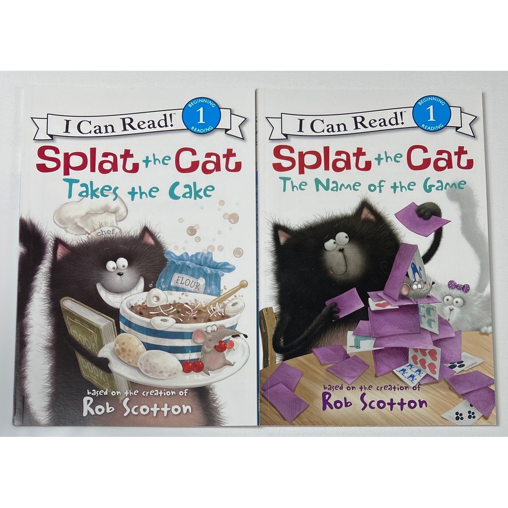 I Can‎ Read! Splat The Cat Takes The Cake & Splat The Cat Name Of The Game Books